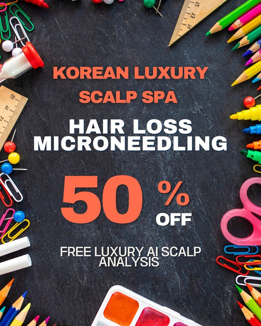 ✨ New Client Offer 50% Off Hair Loss Microneedling ✨