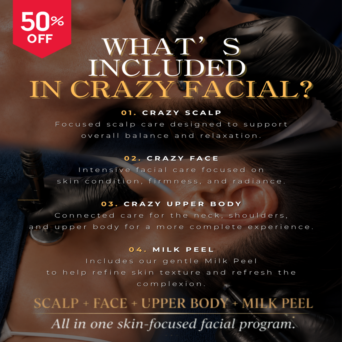 CRAZY FACIAL | Skin-Focused Facial + Fascial Massage – 120 Minutes (Copy)