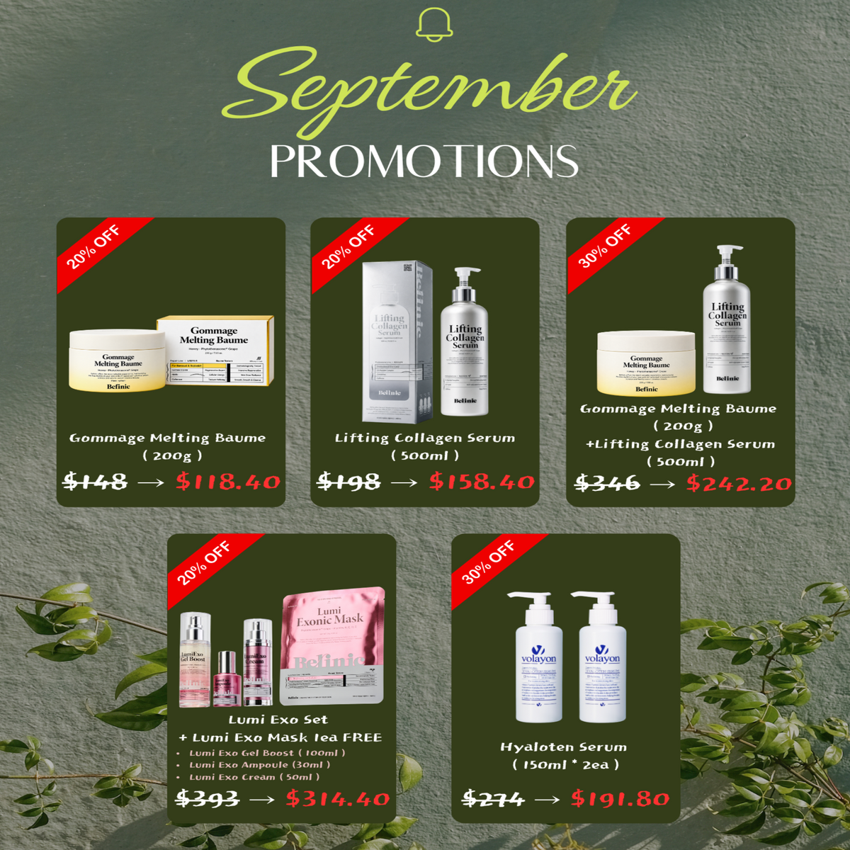 SEPTEMBER PROFESSIONAL SKINCARE PROMOTION