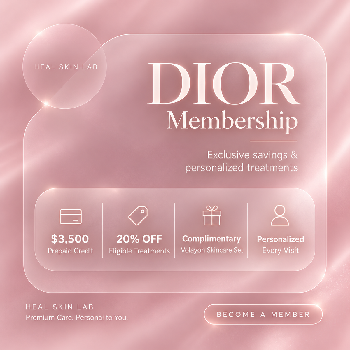 DIOR Membership – $3,500 Prepaid Credit
