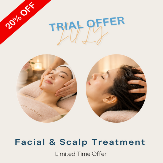 July Trial Offer – 20% Off Facial & Scalp Treatments